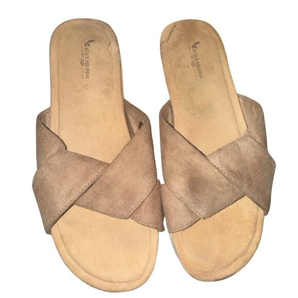Koolaburra by UGG women’s Caranza twist slide sandal, Size 8.5 - Picture 1 of 5